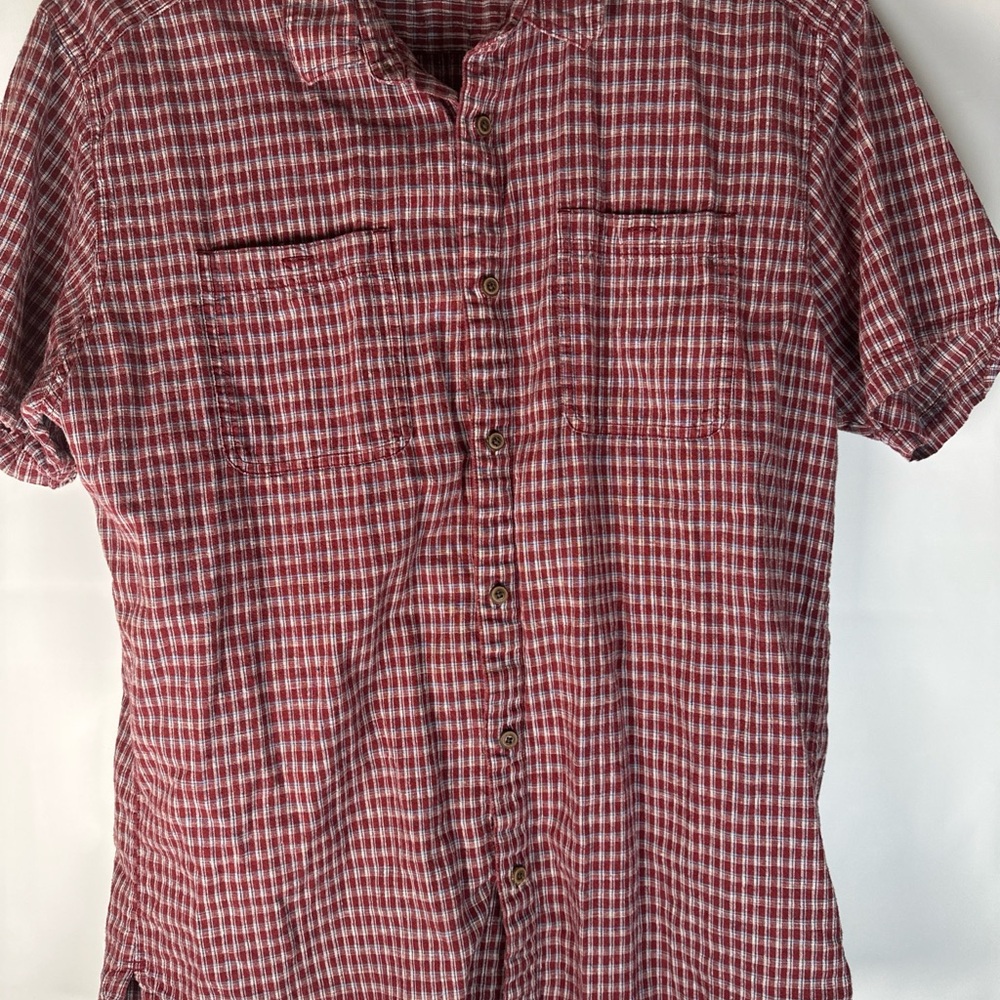 Patagonia Men's Red Plaid Casual Shirt
